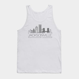 Jacksonville Minimal Skyline Tank Top